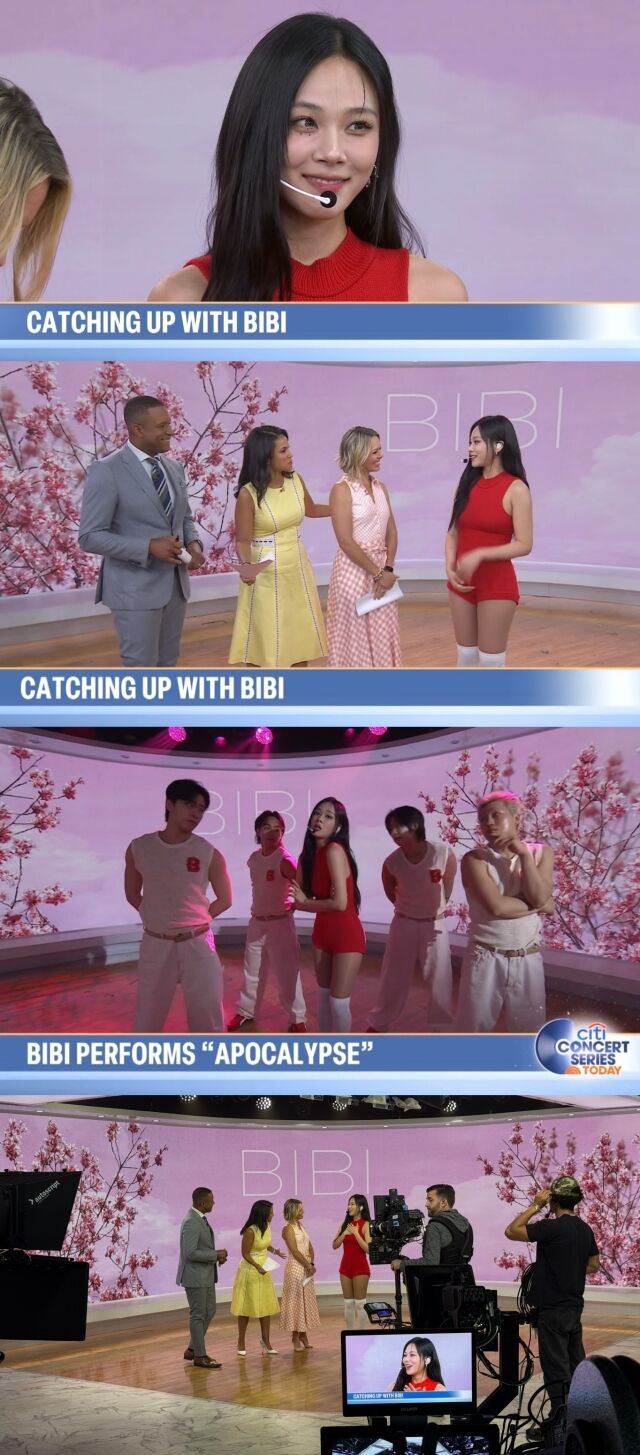 가수 겸 배우 비비가 美NBC '투데이쇼'에 출연했다. / 필굿뮤직