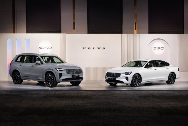 볼보 신형 XC90(왼쪽)과 S90. /볼보자동차코리아