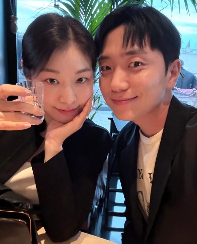 전 피겨스케이팅선수 김연아와 그룹 포레스텔라 고우림 / 김연아 인스타그램