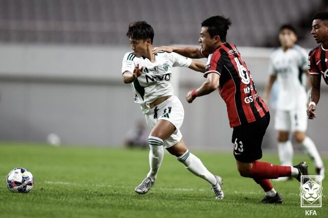 FC서울과 전북 현대의 경기 모습/대한축구협회