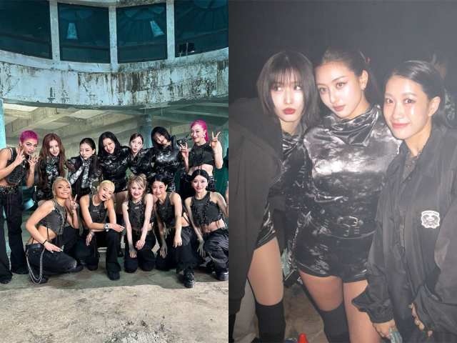 '오사카 오죠 갱' 크루와 그룹 '트와이스'./지효 인스타그램