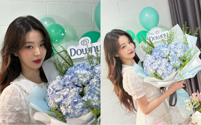 징원영이 꽃보다 아름다운 미모를 뽐냈다. / 장원영 인스타그램 캡처