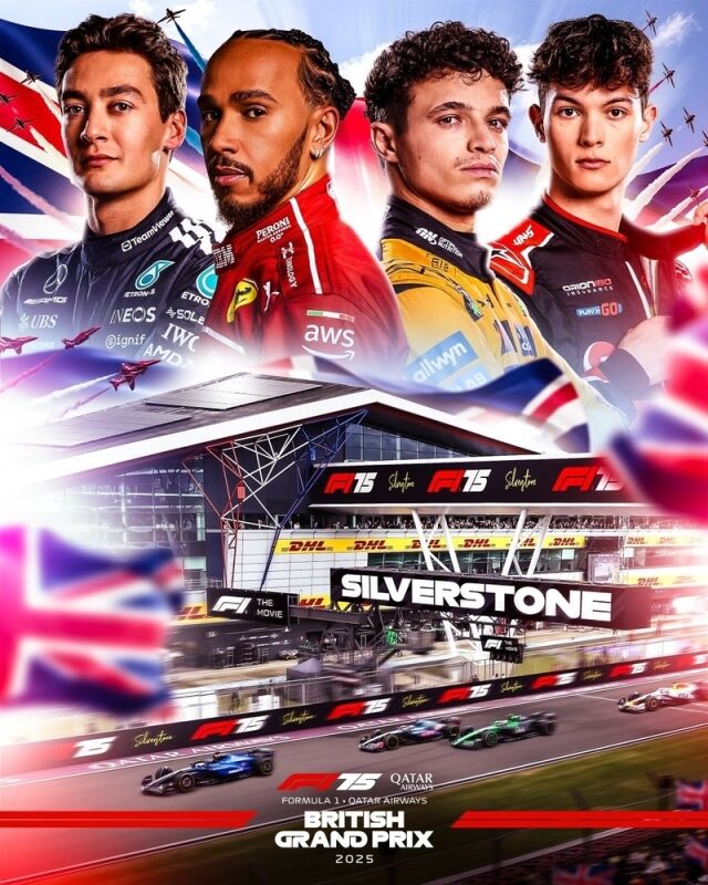 실버스톤 서킷에서 열리는2025 FIA 포뮬러1 월드 챔피언십 영국 그랑프리. / F1 인스타그램