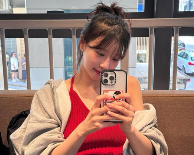 이미주가 다이어트 때문에 힘들었다고 밝혔다. / 이미주 소셜미디어 캡처