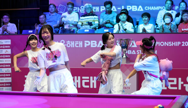 PBA가 AI를 활용한 주제곡을 제작했다. 팬들의 투표를 받아 선정되는 주제곡은 경기장 내 치어리더 공연 등 사용될 예정이다./PBA