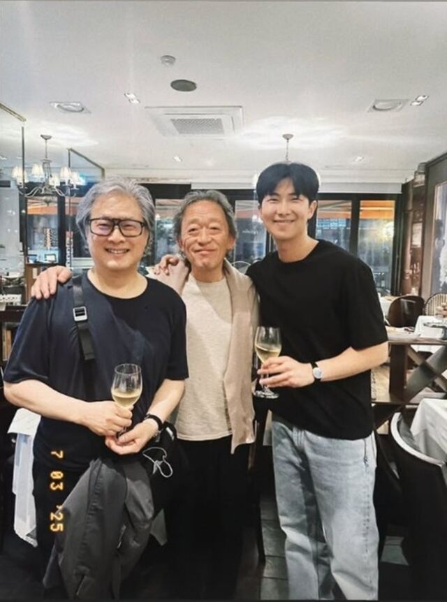 박찬욱, 정명훈, RM./ RM 인스타그램