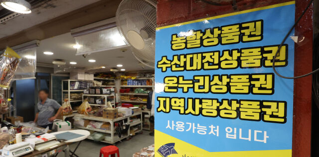 추경안 의결에 따라 ‘민생회복 소비쿠폰’을 전 국민 1인당 15만원에서 55만원씩 지역사랑상품권·신용카드·체크카드·선불카드 형식으로 지급할 예정이다./뉴시스