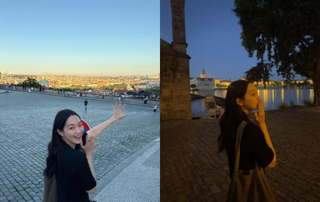 신민아가 여행 중 사랑스러운 매력으로 팬심을 사로잡았다. / 신민아 인스타그램 캡처