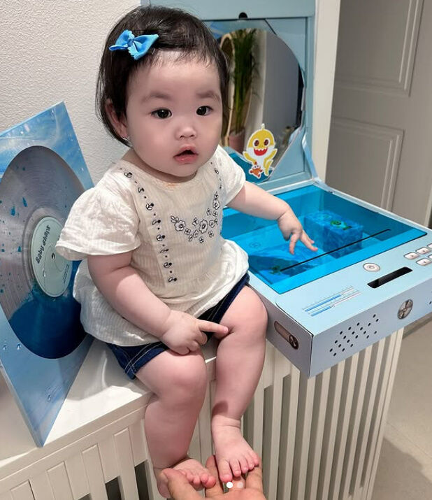 박수홍, 김다예 딸 박재이./소셜미디어