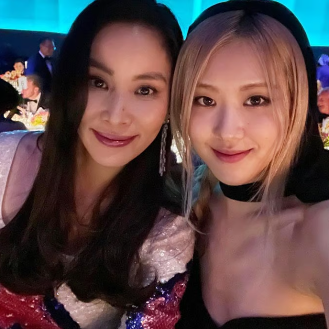 고소영과 로제./고소영 인스타그램
