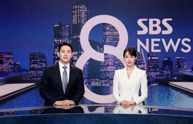 평일 'SBS 8뉴스' 사공성근, 주시은 앵커 / SBS