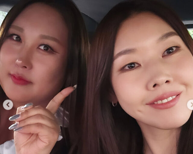 풍자와 한혜진이 동안 외모를 자랑했다. / 한혜진 SNS 