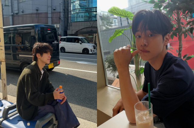 배우 강유석이 남친짤의 정석을 보여줬다. / 강유석 인스타그램 캡처