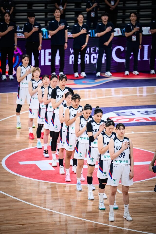 여자농구 대표팀./FIBA
