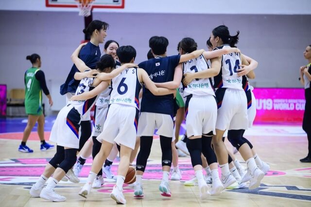 한국 여자농구 U-19 대표팀./FIBA