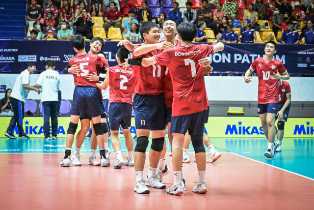 한국 U16 남자배구대표팀./AVC