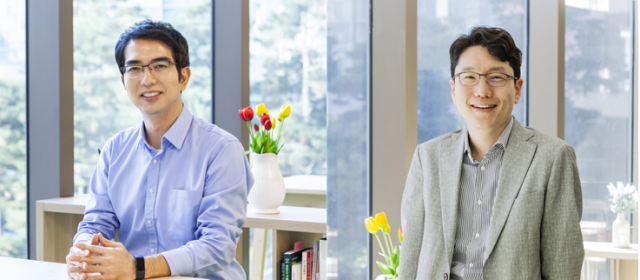 LG AI 연구원은 신임 공동 연구원장에 이홍락 부사장(사진 왼쪽)과 임우형 상무를 선임했다. /LG