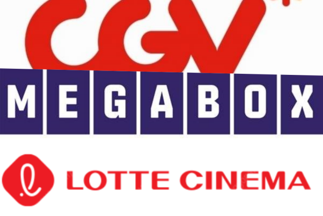 / CGV, 메가박스, 롯데시네마 로고