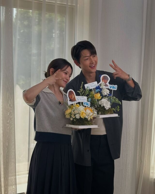 배우 천우희(왼쪽), 송중기 / 천우희 인스타그램