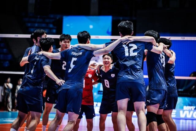 한국 U19 대표팀./FIVB