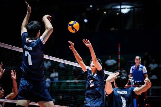 조영운과 최유현./FIVB