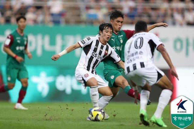 대전과 서울의 경기 모습/한국프로축구연맹