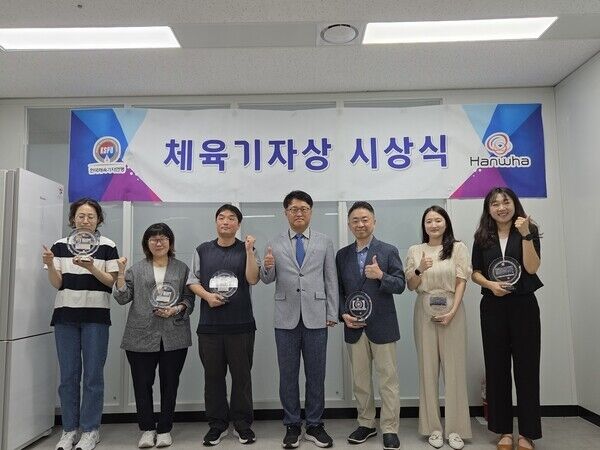 2분기 체육기자상 수상자들. /한국체육기자연맹 제공