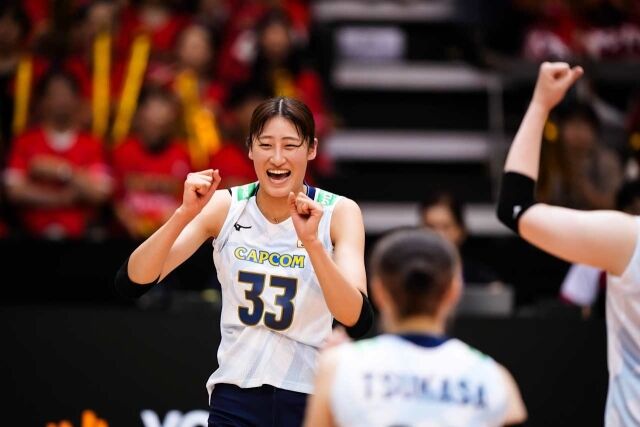 일본 유망주로 꼽히는 아키모토 미쿠./FIVB