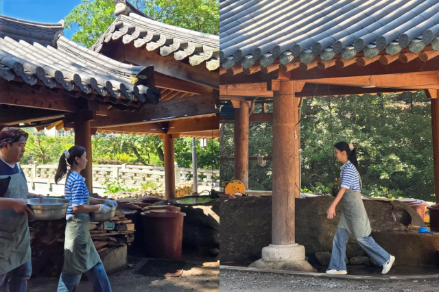 배우 고소영이 '오은영 스테이' 비하인드 사진을 공개했다. / 고소영 인스타그램 캡처