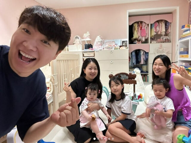 박수홍 가족, 이지혜 가족./소셜미디어