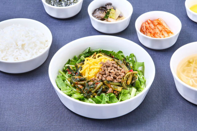 대한항공 프레스티지 기내식 여름 특선 열무비빔밥./대한항공