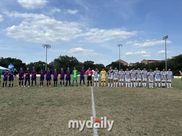 FC서울(해치서울FC)이 대회 2일차 일정에서 아약스를 3-0으로 완파한 뒤 바르셀로나와 0-0으로 무승부를 거뒀다./휴스턴(미국)=노찬혁 기자