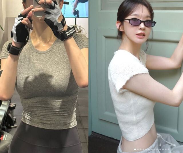 강민경이 완벽한 S라인을 뽐냈다. / 강민경 소셜미디어 