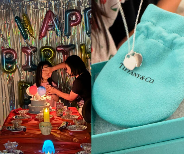 차예련이 딸의 생일을 맞이해 키즈카페 대관 및 명품 목걸이 선물을 준비했다. / 차예련 소셜미디어