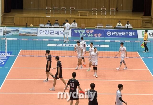 2일차 중부대-조선대 경기사진./단양=김희수 기자