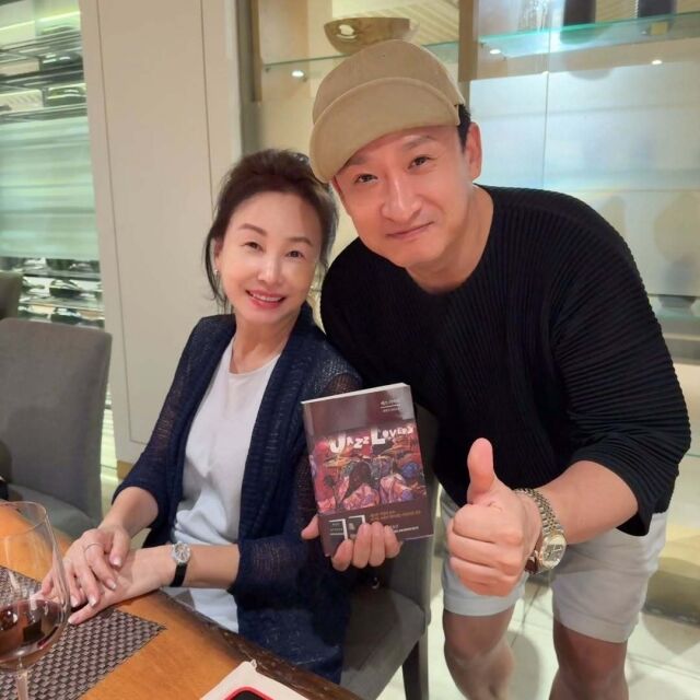 배우 김미숙(왼쪽)과 개그맨 서경석. /서경석 소셜미디어