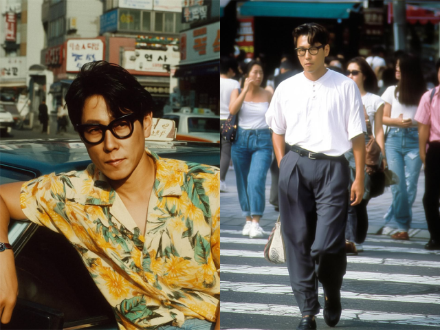 윤종신 AI 사진./윤종신 SNS
