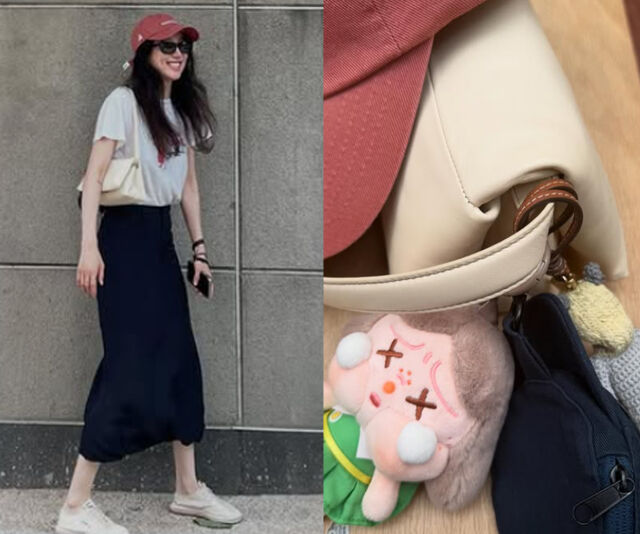 정려원이 잠시 한국에 들러 키링 꾸미기에 빠졌다. / 정려원 소셜미디어