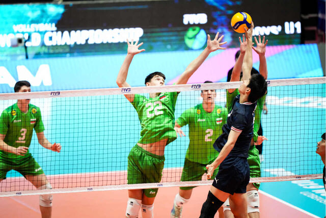 불가리아전 경기사진./FIVB