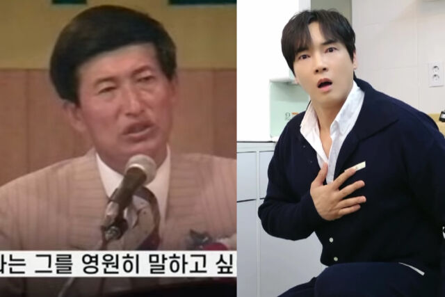 강지섭이 과거 JMS를 믿었다는 사실이 알려져 논란이 됐다. / (왼쪽) JMS 공식 유튜브, (오른쪽) 강지섭 소셜미디어