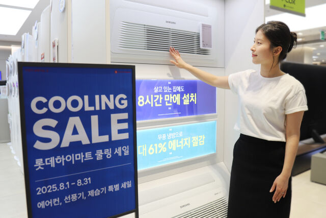 롯데하이마트가 휴가 시즌을 맞아 8월 한달간 ‘쿨링 휴가 페스타’를 진행한다. /롯데하이마트