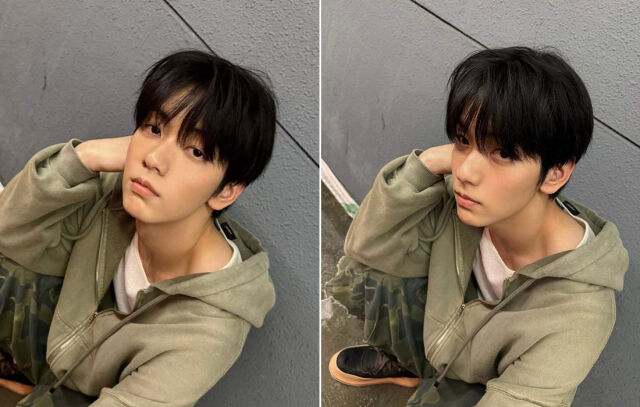 TXT 수빈이 'Beautiful Strangers' 활동 비하인드 사진을 공개했다./수빈 인스타그램