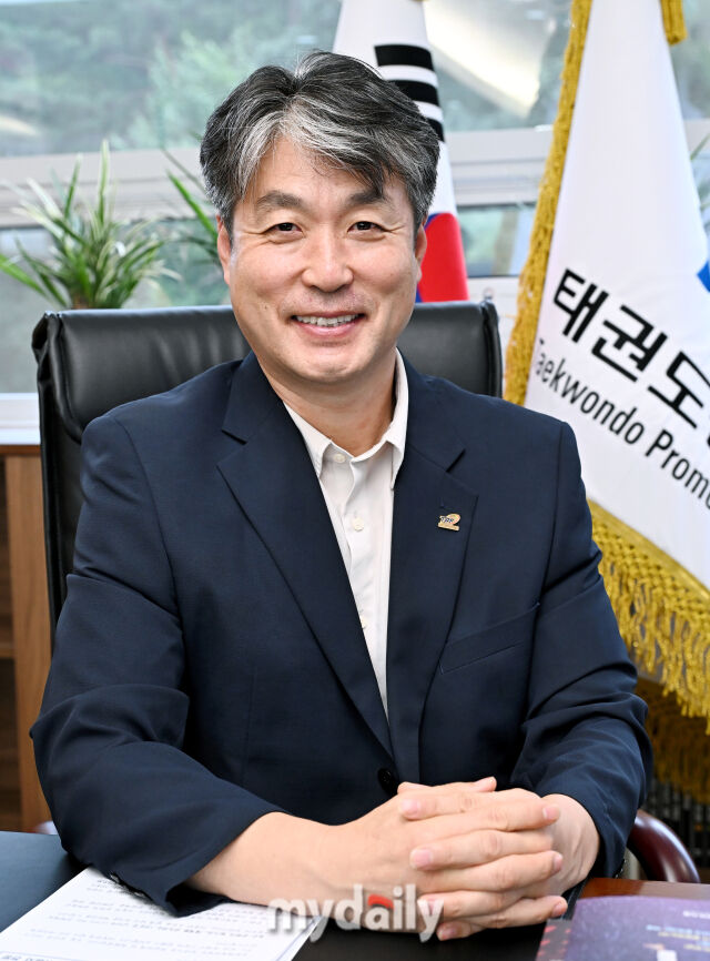 2025년 8월 4일 전라북도 무주 태권도원에서 진행된 태권도진흥재단 김중헌 이사장 인터뷰./무주=송일섭 기자