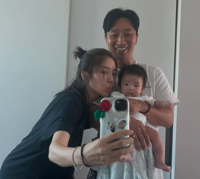 이규혁, 손담비, 이해이./소셜미디어