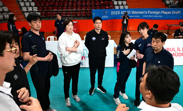 2025년 여자 프로배구 감독./KOVO