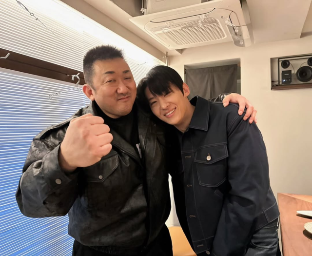 마동석(좌)과 덱스(우)./덱스 인스타그램