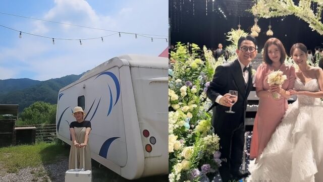 김지민-김준호 커플 결혼식 때 부케를 받은 개그우먼 한윤서가 여행을 다녀온 감상을 포스팅했다. /한윤서 소셜미디어