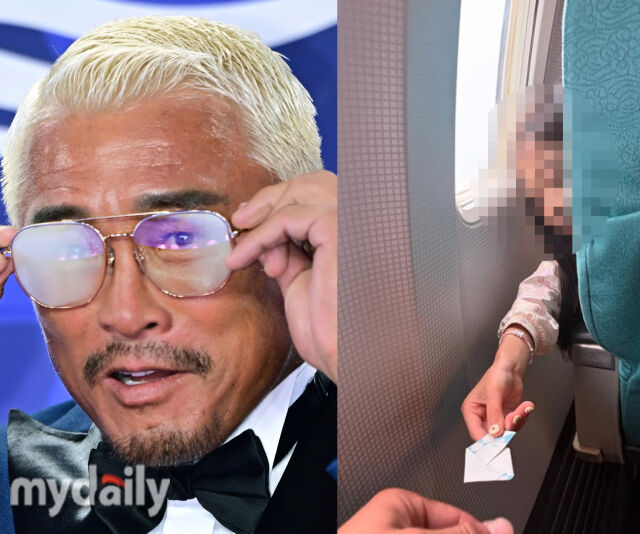 추성훈이 비행기에서 인기를 실감했다. / (왼쪽) 마이데일리 DB, (오른쪽) 추성훈 소셜미디어