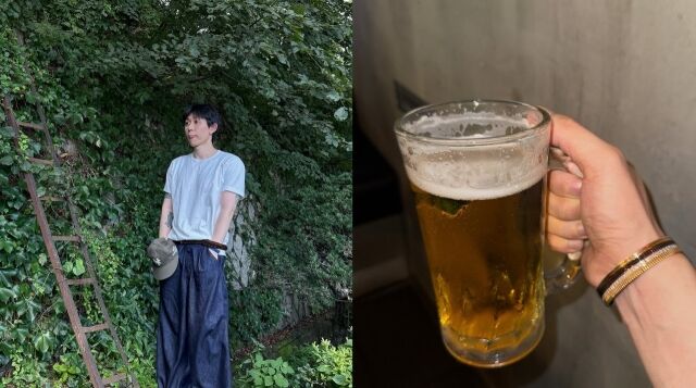 가수 겸 작곡가 코드쿤스트가 여름 일상을 공개했다. 공원을 산책하는 모습과 거품 가득한 맥주 잔을 앵글에 담았다. /코드쿤스트 소셜미디어