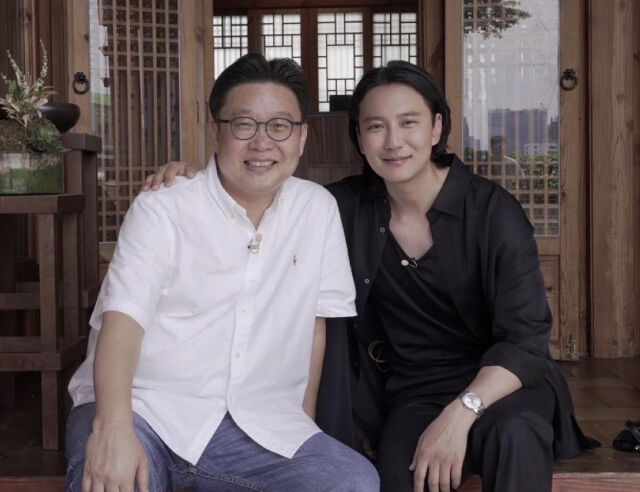 서경덕 교수와 배우 김남길(오른쪽)./ 서경덕교수 제공